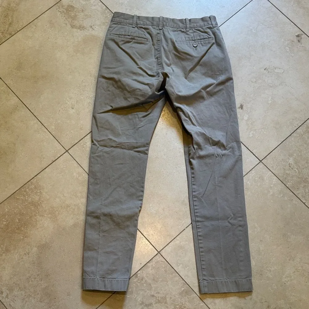 J. Crew Men's Khaki Slim Chinos